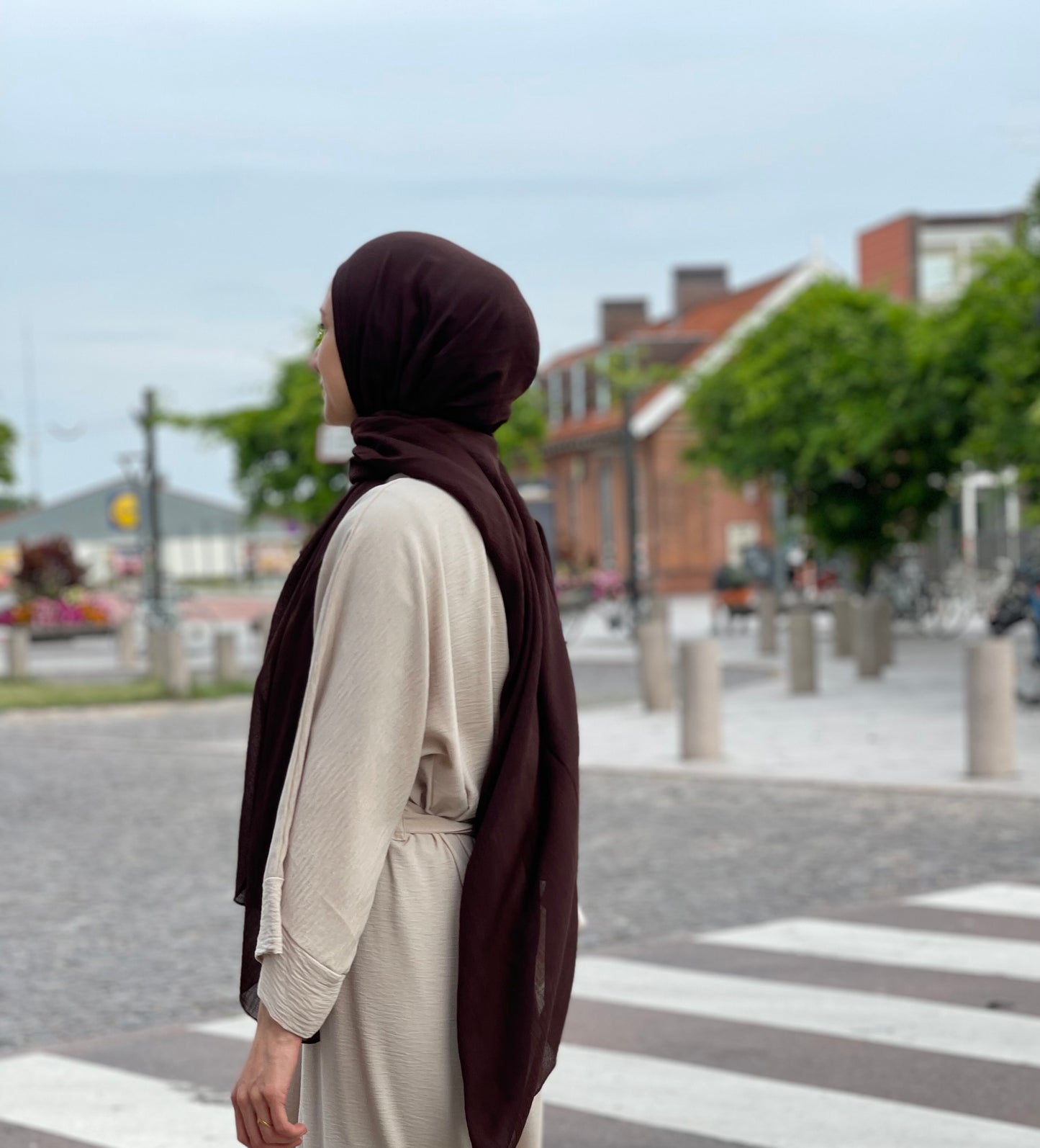 Mio hijab - Dark Brown