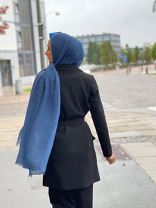 <transcy>Wrinkle Hijab - Denim 3</transcy>