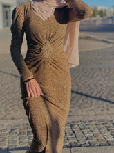 Load image into Gallery viewer, Slim Dress - Gold
