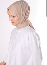 Indlæs billede til gallerivisning Neutral bomulds hijab - Nescafé
