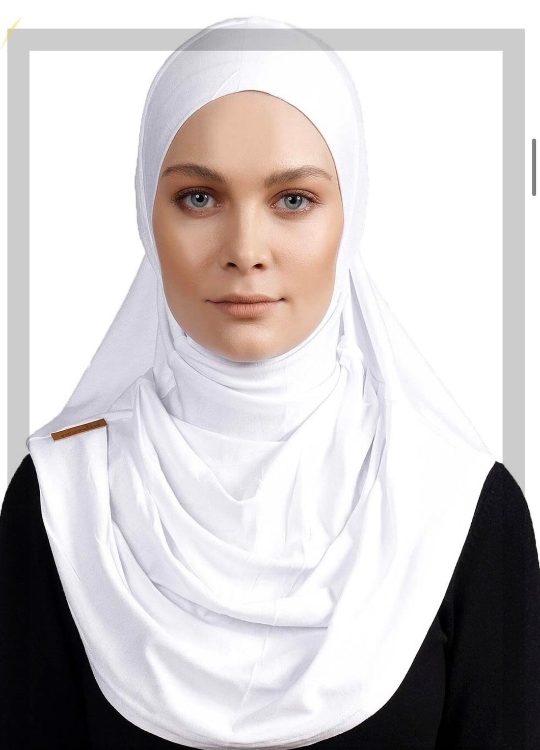 Khimar Hijab - Hvid