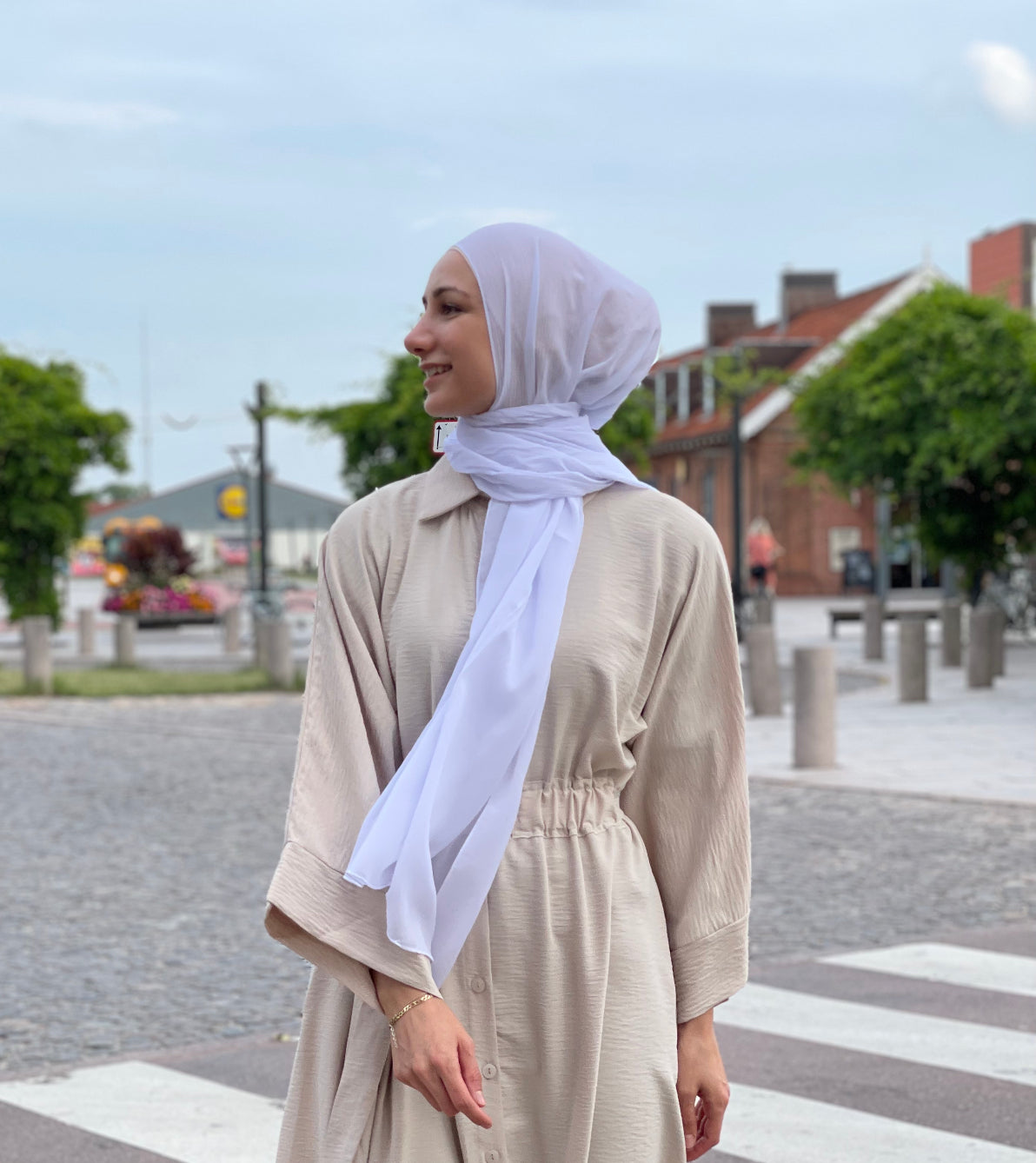 Mio hijab - White