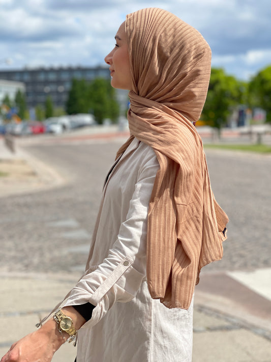 Ribbed Jersey Hijab - R02