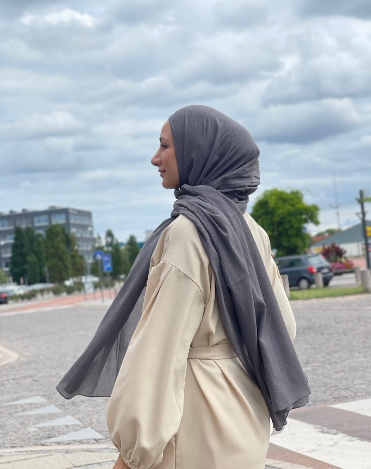 Mio hijab - Fossil Grey