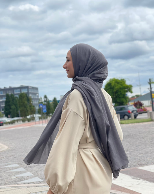 Mio hijab - Fossilgrå