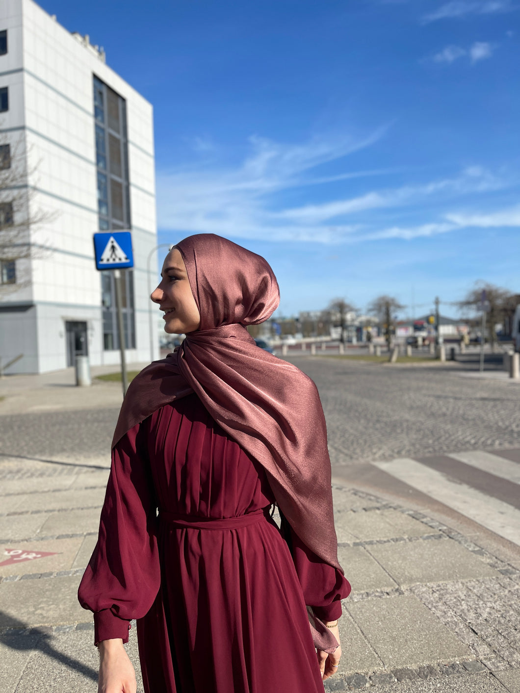 Shiny Silk Hijab - 11
