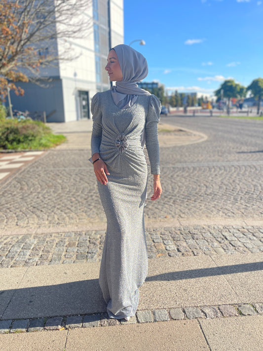 Slim Dress - Silver