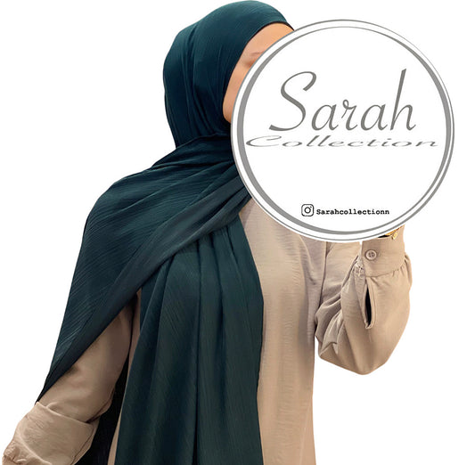 Plisserer Hijab - Royal Green