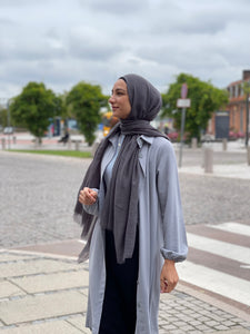 Dubai Hijab - Mørkegrå 5