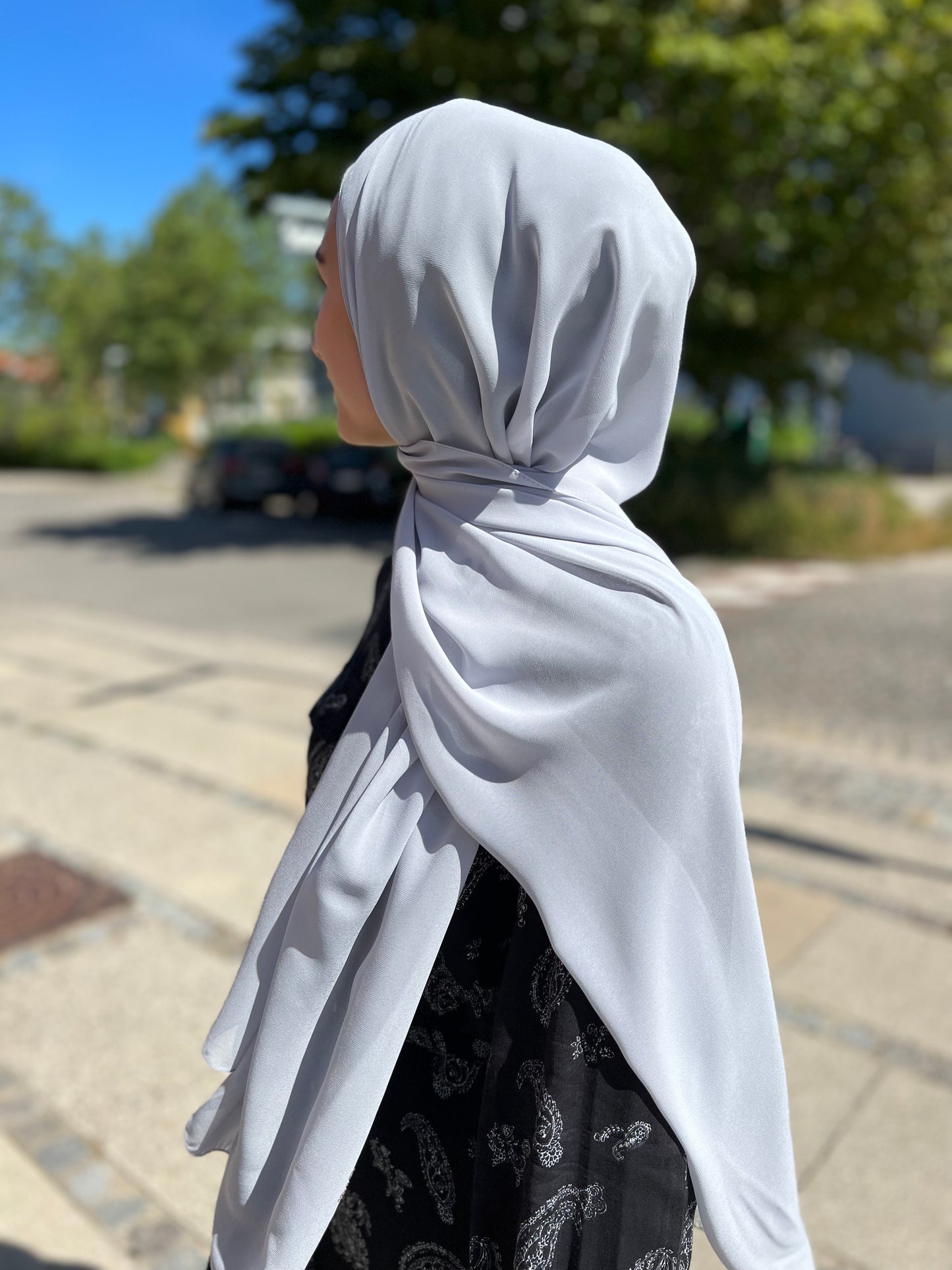 Classic chiffon Hijab - C196