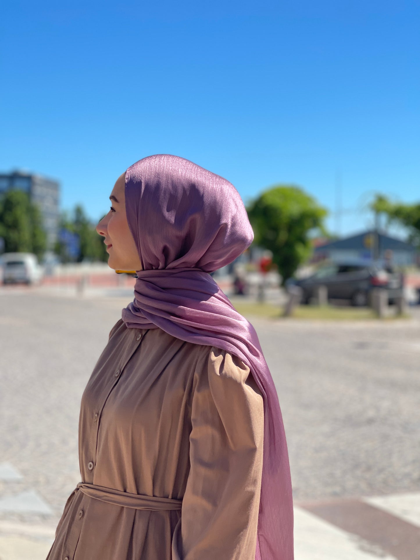 Shiny Silk Hijab - ss59