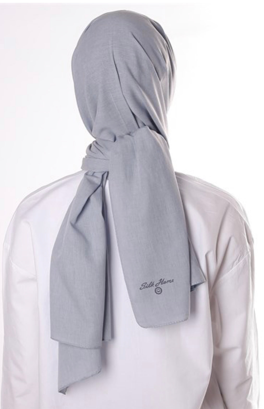 Neutral Cotton Hijab - Grey