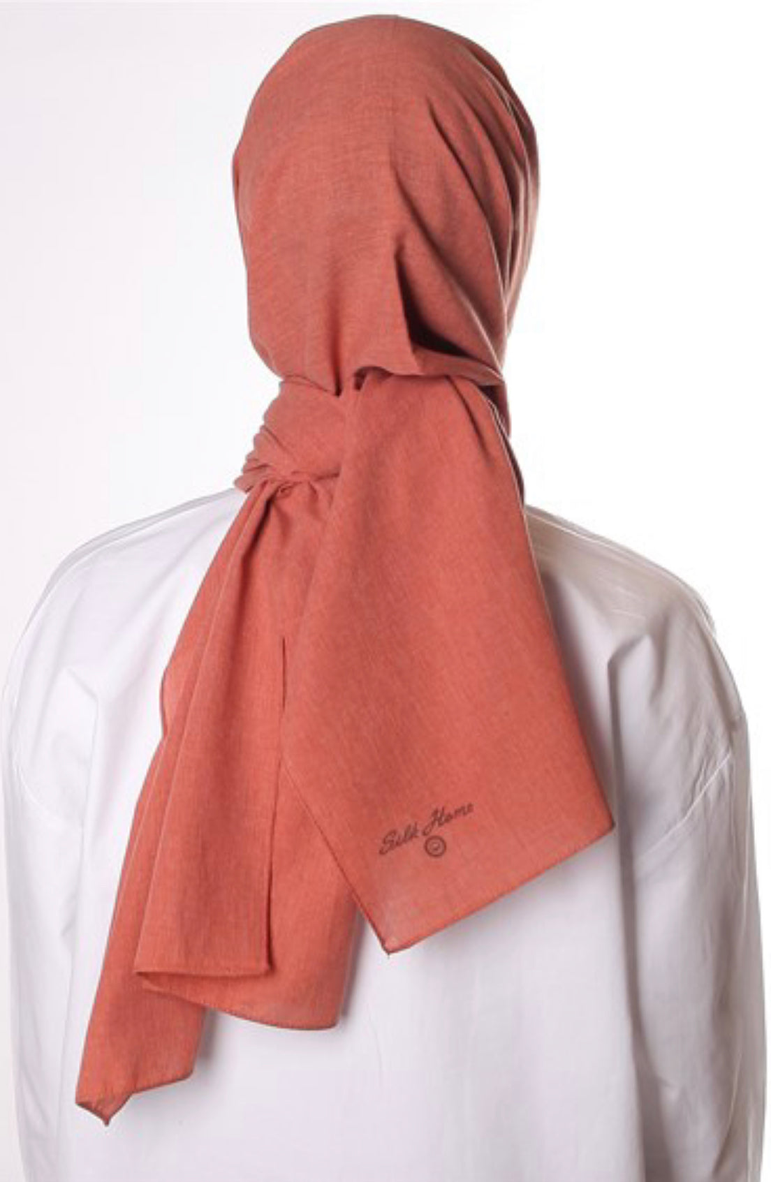 Neutral Cotton Hijab - Kiremit Orange