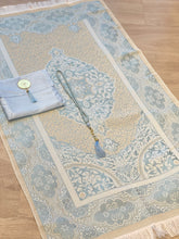 Load image into Gallery viewer, Prayer Mat With Tasbih - Baby Blue

