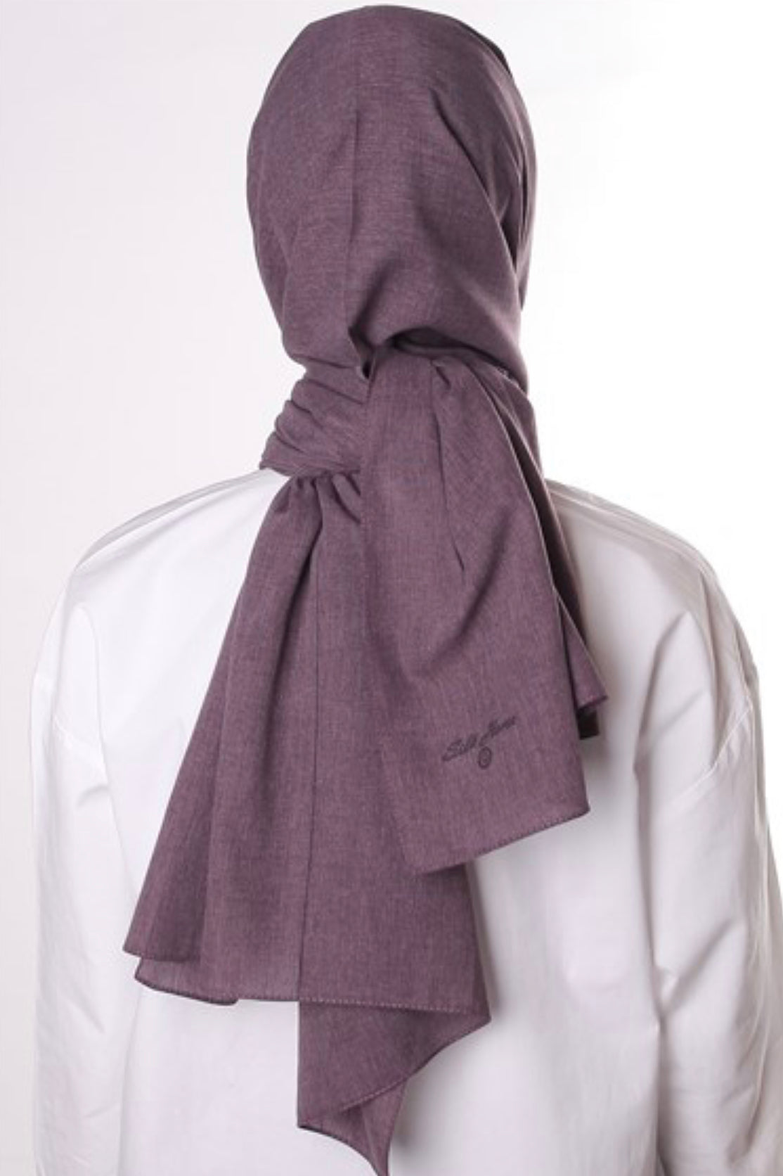 Neutral Cotton Hijab - Dark Purple