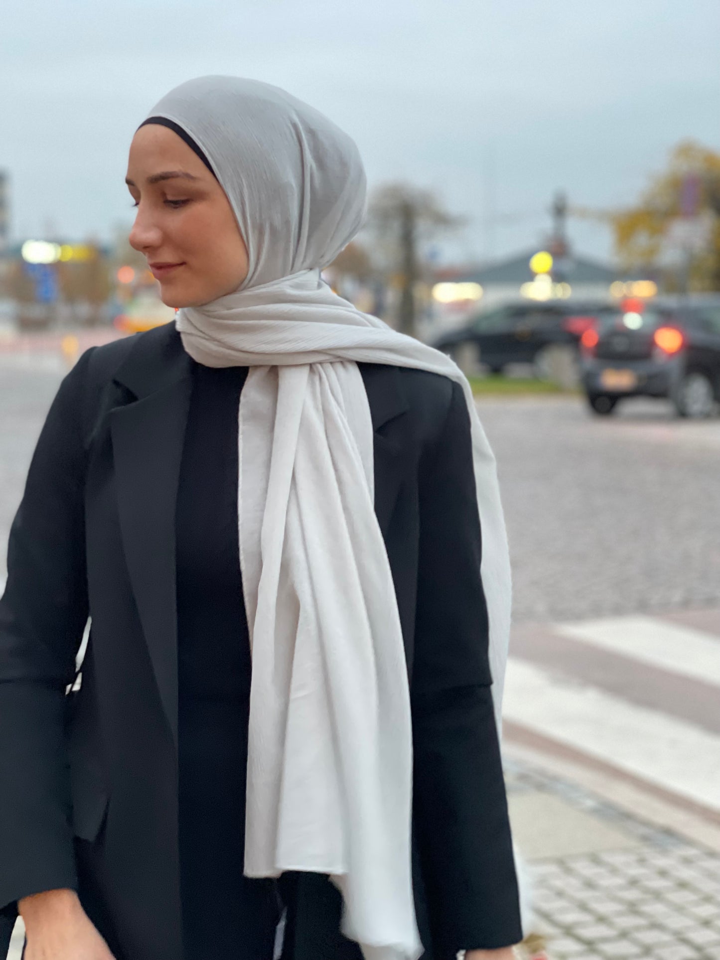 Mio Hijab - Light Grey 37