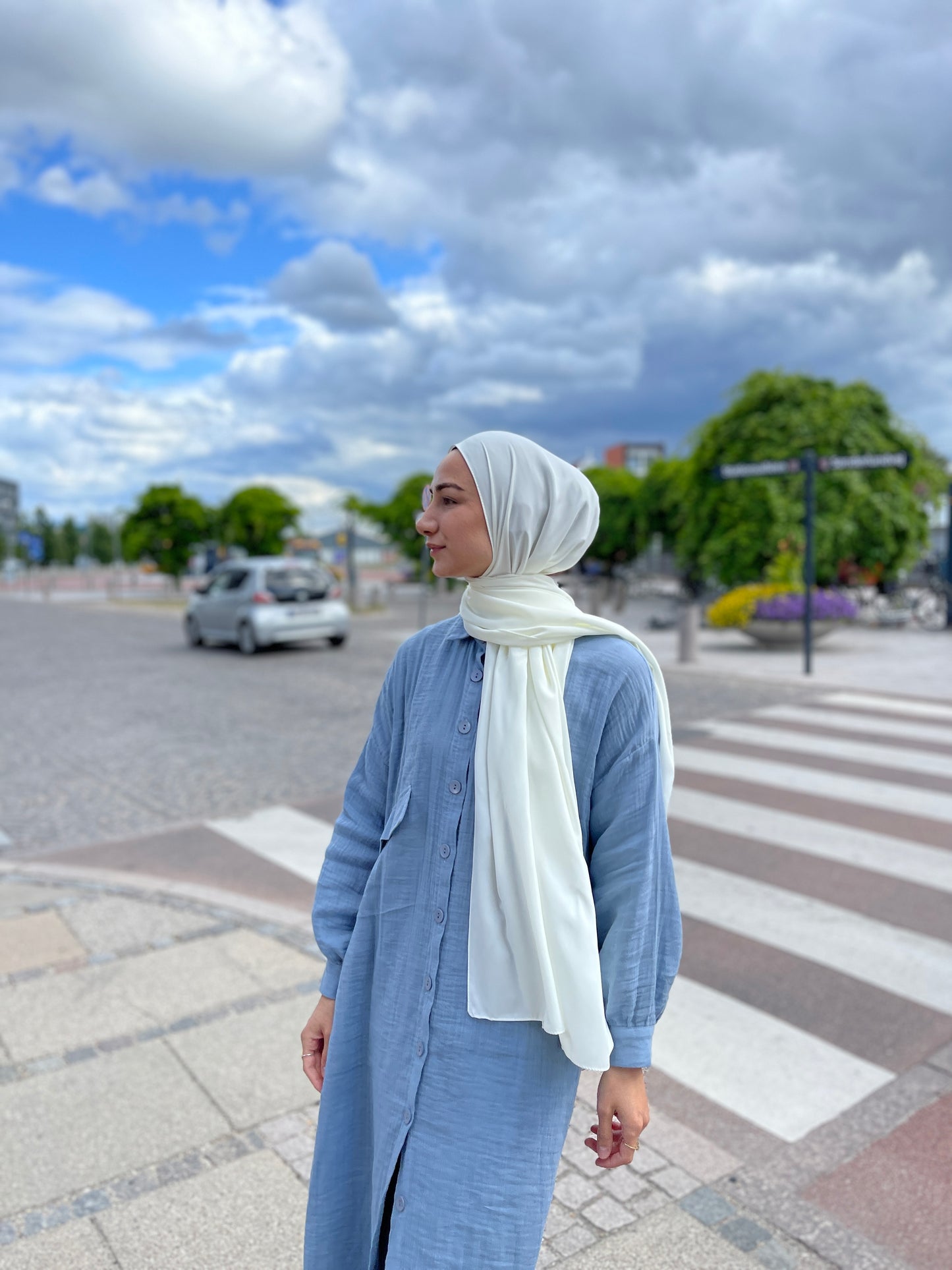 Medina silke Hijab - H31