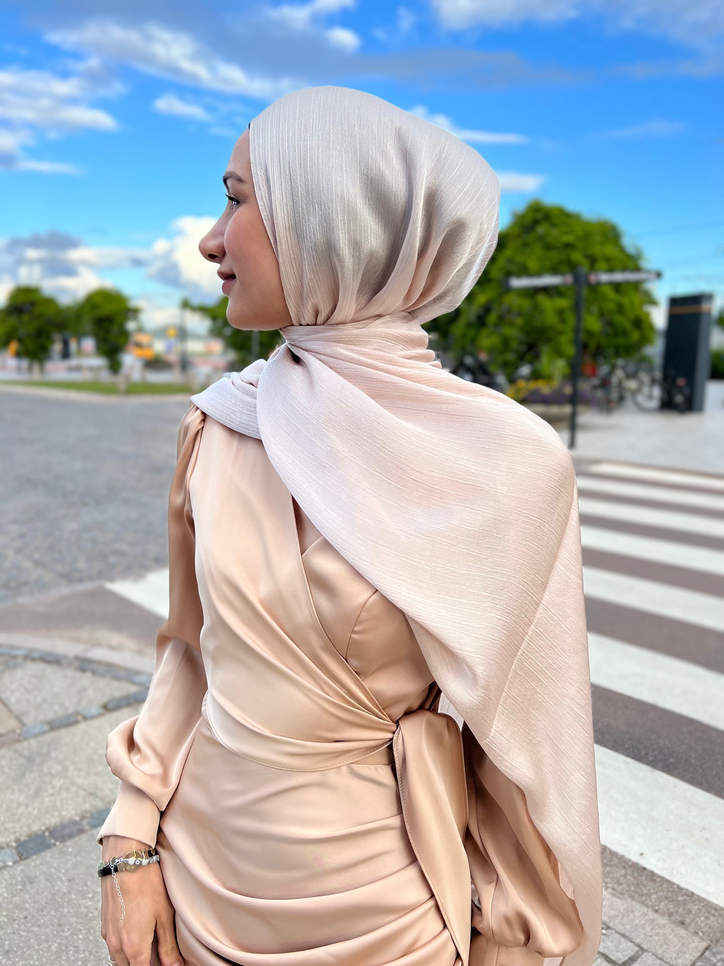 Shiny Silk Hijab - ss42