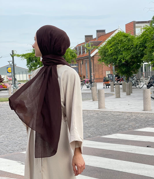 Mio hijab - Dark Brown