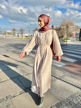 Load image into Gallery viewer, Delux abaya dress - Beige
