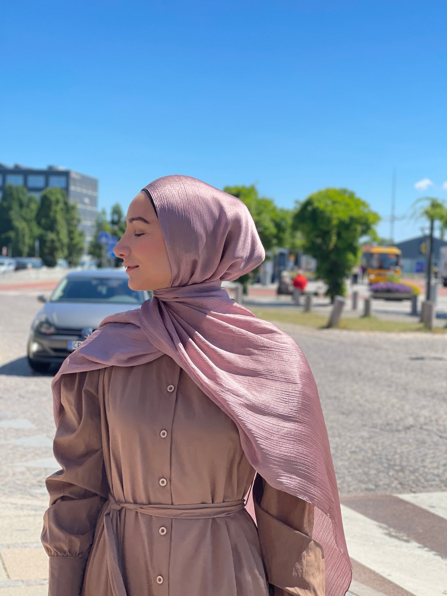 Shiny Silk Hijab - ss73
