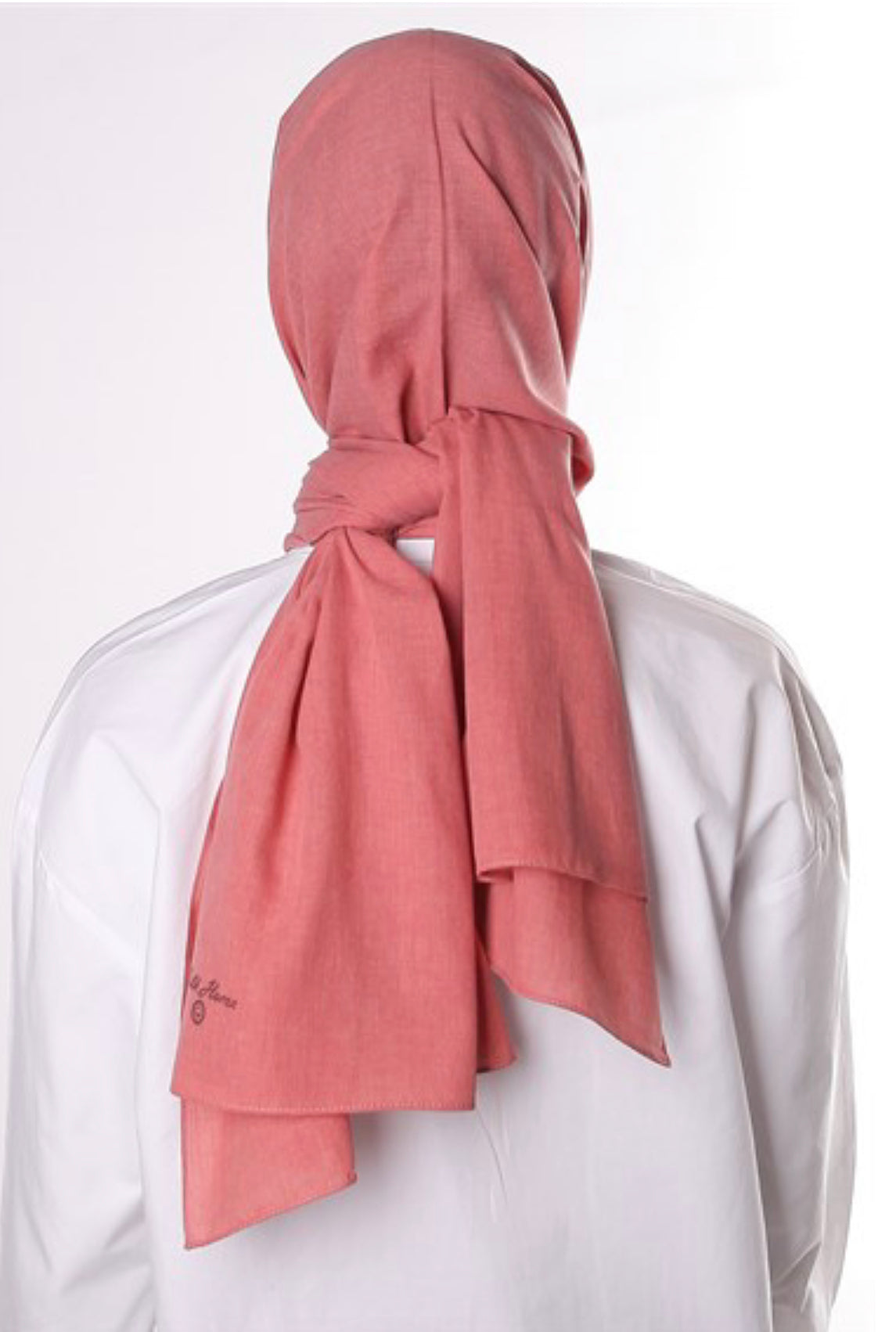 Neutral Cotton Hijab - Peach