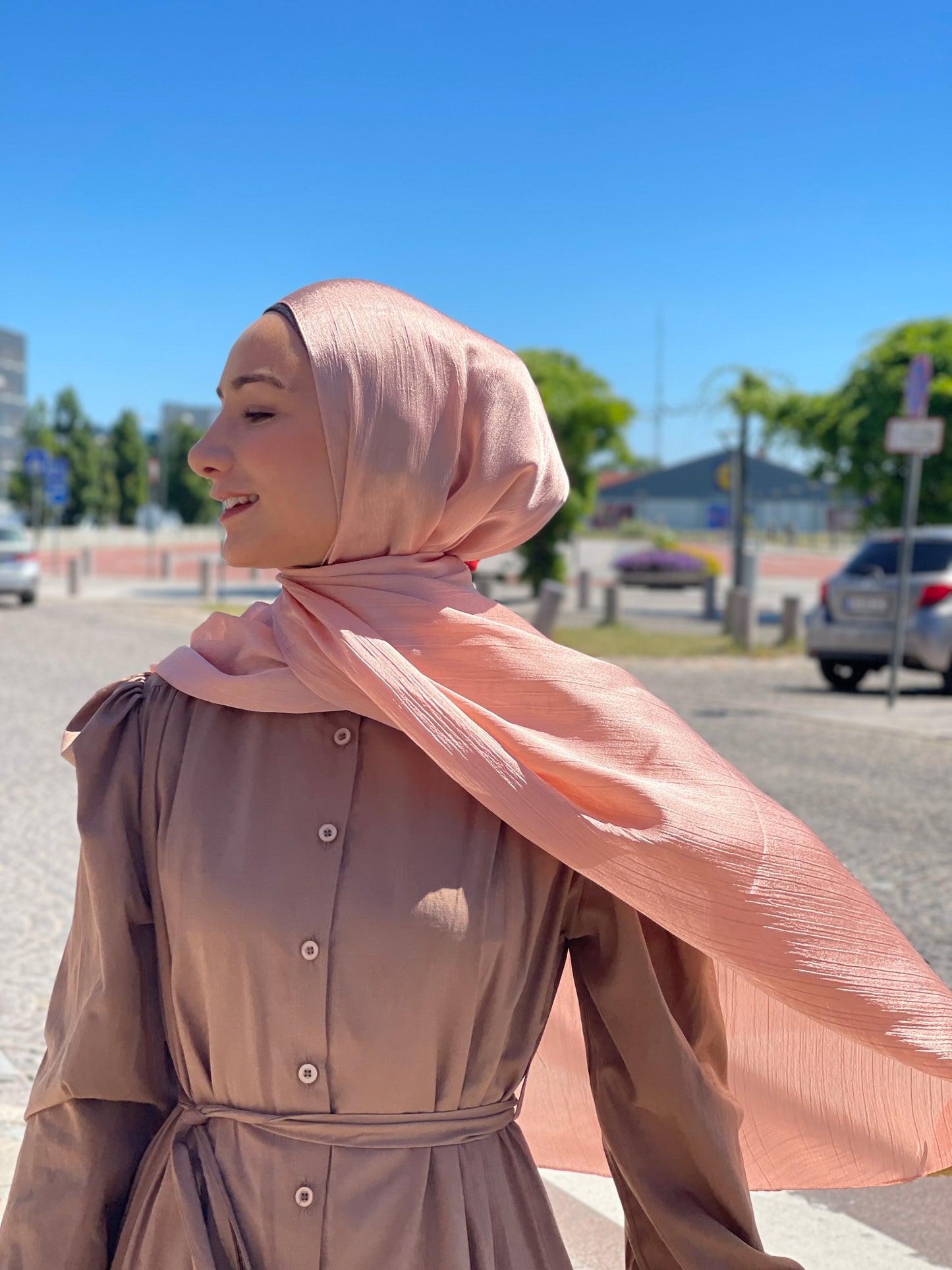 Shiny Silk Hijab - ss57
